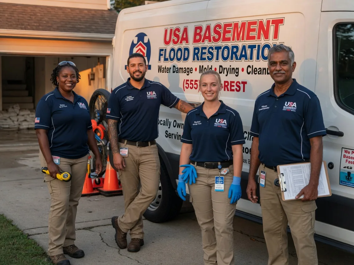 Basement Flood Cleanup company in Mcfaddin, TX